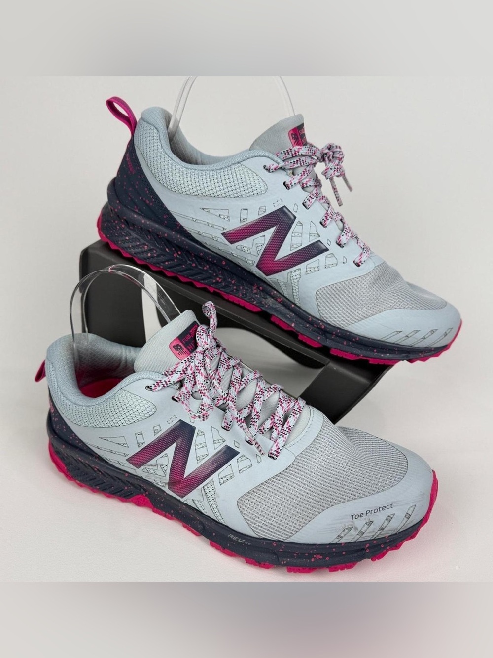 New Balance Womens Fuelcore Nitrel V1 WTNTRRL1 Gray Running Shoes Sneaker size 8